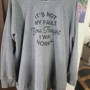 Gray Women's Sweatshirt